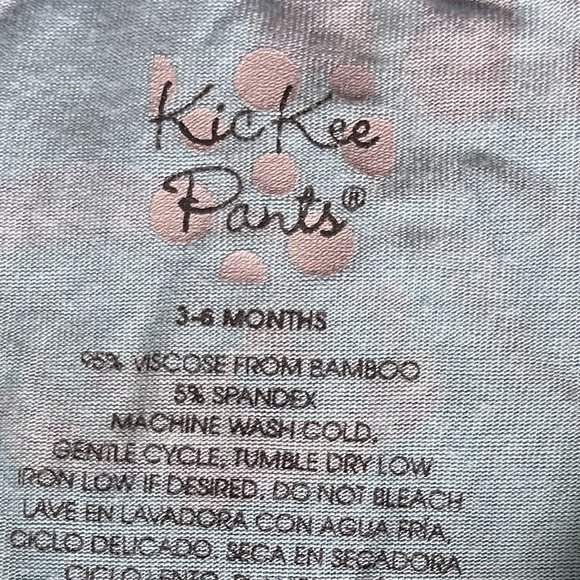 Kickee Pants Baby Footie Pajamas, 3-6 Months, Bamboo, Tropical Fish - Picture 6 of 8